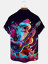 Men's Christmas Funny Graphic Short Sleeve Hawaiian Shirt